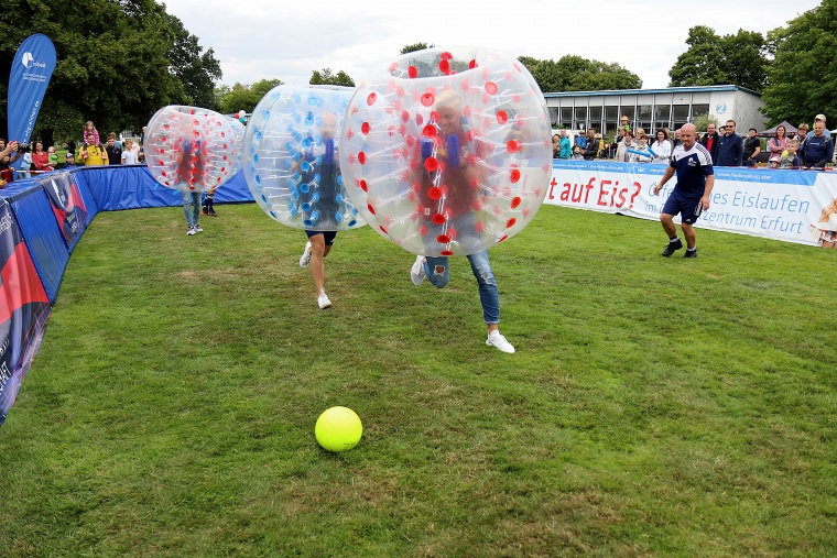 Rot-Weiß Erfurt zu Gast bei Familienfest der Erfurter Genossenschaften