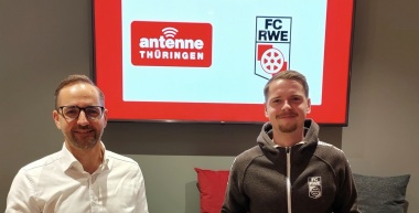 ANTENNE THÜRINGEN weiterhin Exklusiv-Partner des FC Rot-Weiß Erfurt!  