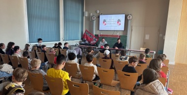 Fabian Gerber zu Gast in der Jenaplanschule