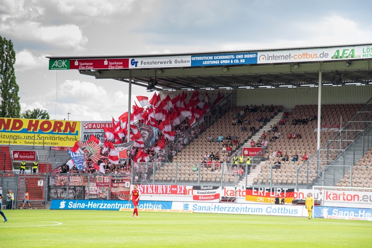 3. Spieltag 2019/20 Energie Cottbus - Rot-Weiß Erfurt